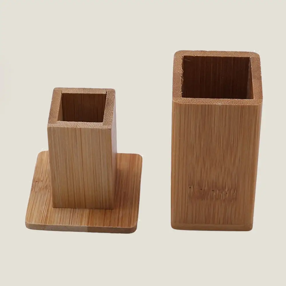 Lidded Bamboo Toothpick Holder