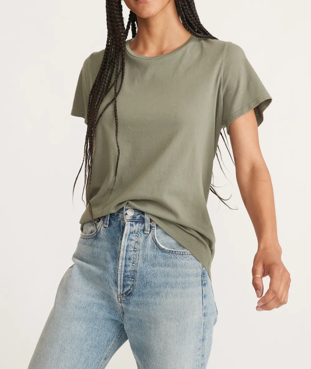 Breathable Crew Neck Lightweight Tee