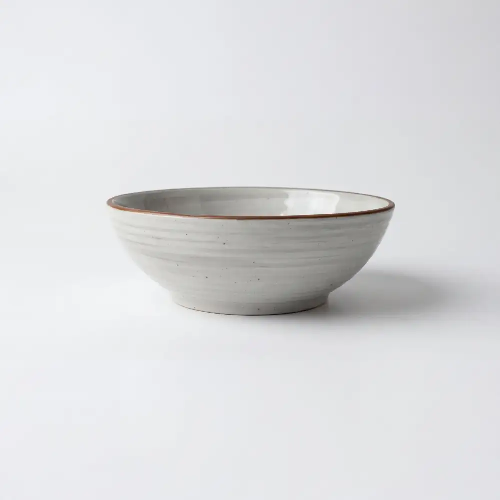 Modern Table Ripple Ceramic Dining Bowl