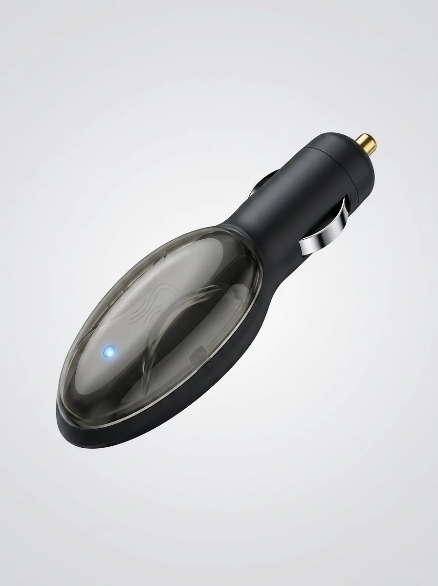 Transparent-Shell LED Electronic Car Fuel Saver Device