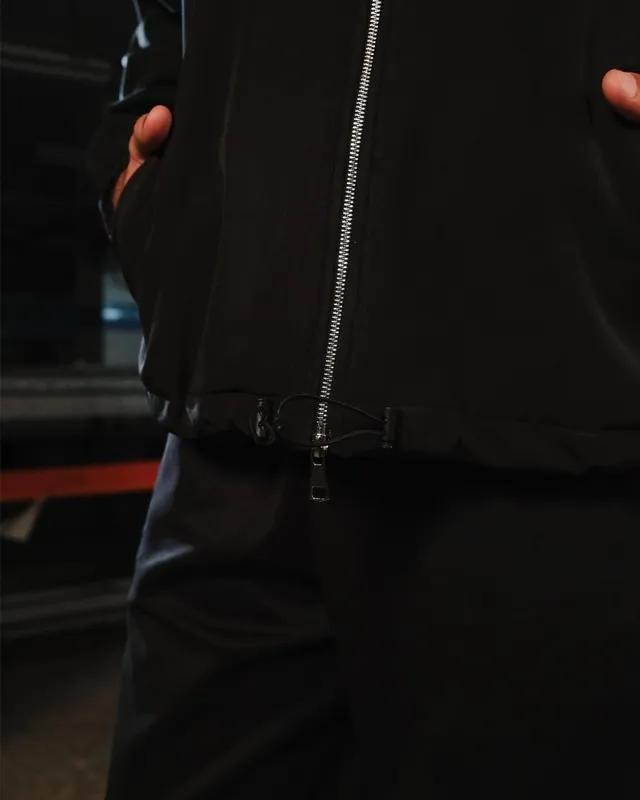 Black Relaxed Two Piece Tracksuit