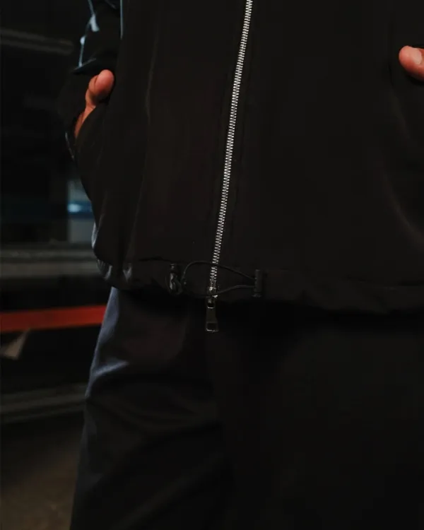 Black Relaxed Two Piece Tracksuit