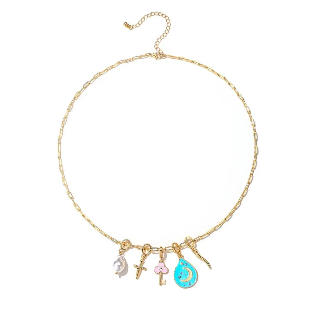 Moon Pendant Necklace