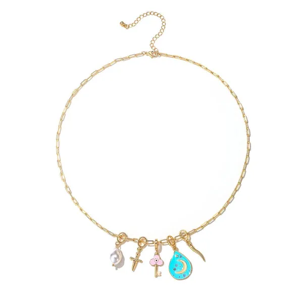 Moon Pendant Necklace