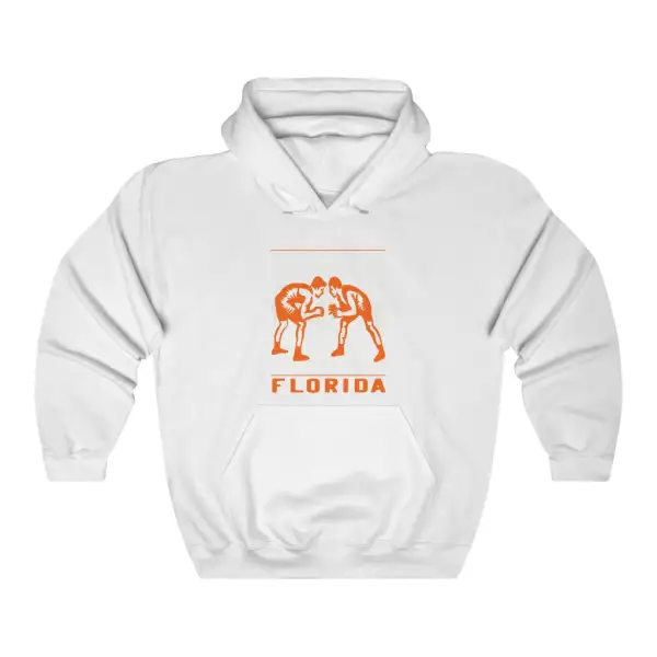 Everyday Clean Lettering Wrestling Graphic Pullover Hoodie
