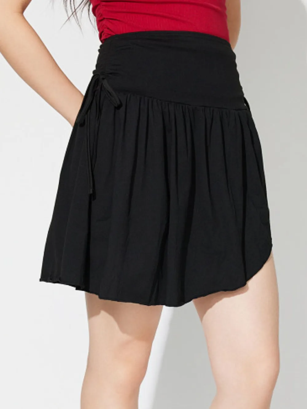 Easygoing Side Tie Skirt