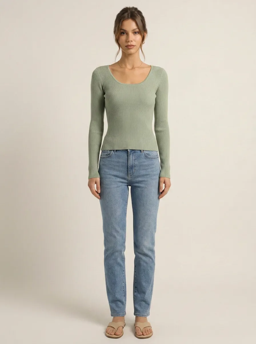 Women's Everyday Ribbed Backless Camisole Top