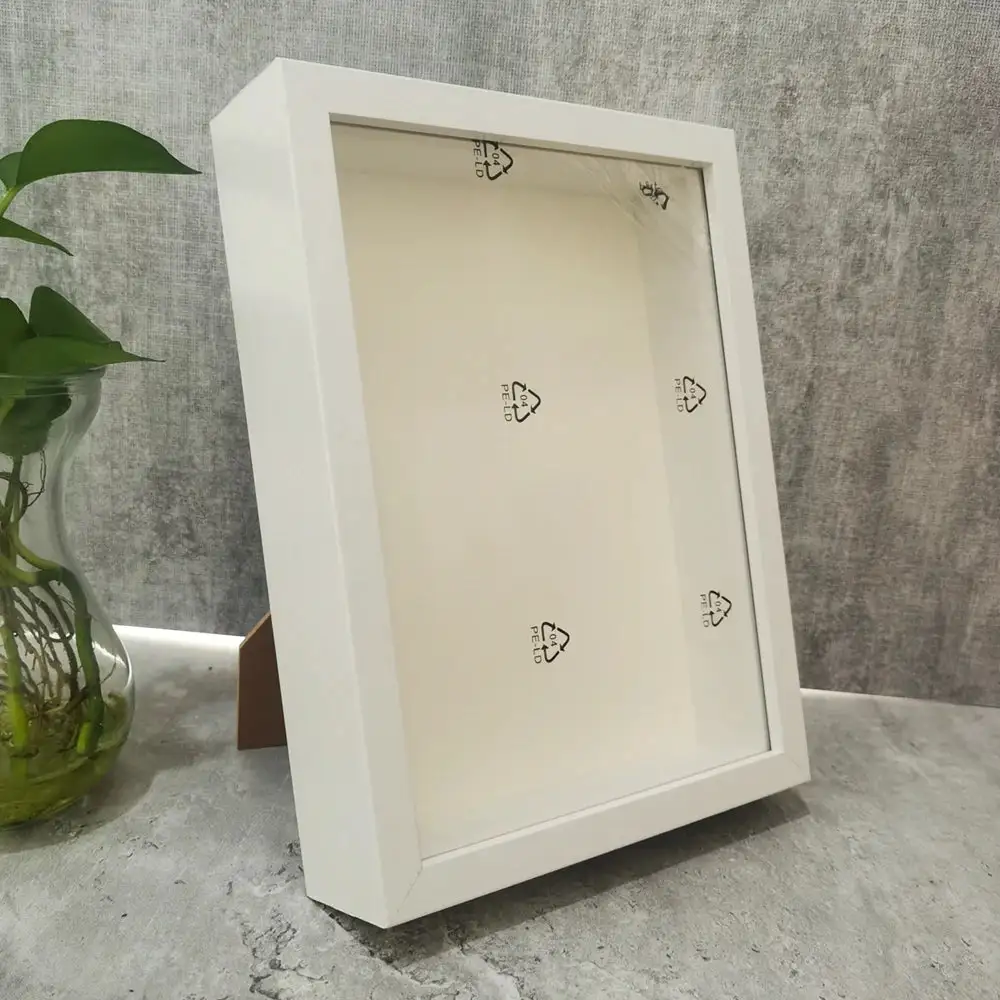 Wooden Glass Floral Decorative Wall Accent