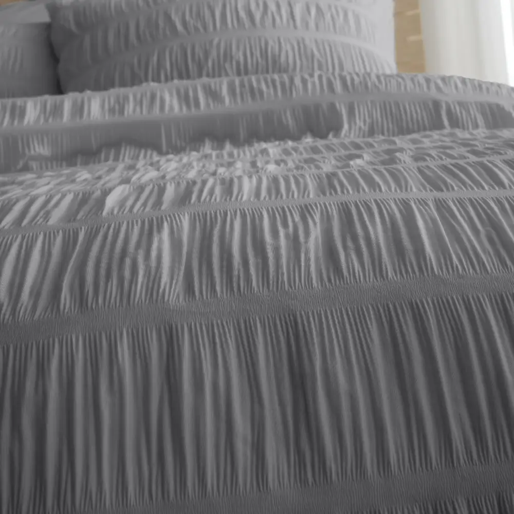 Stripe Seersucker Duvet Cover Set