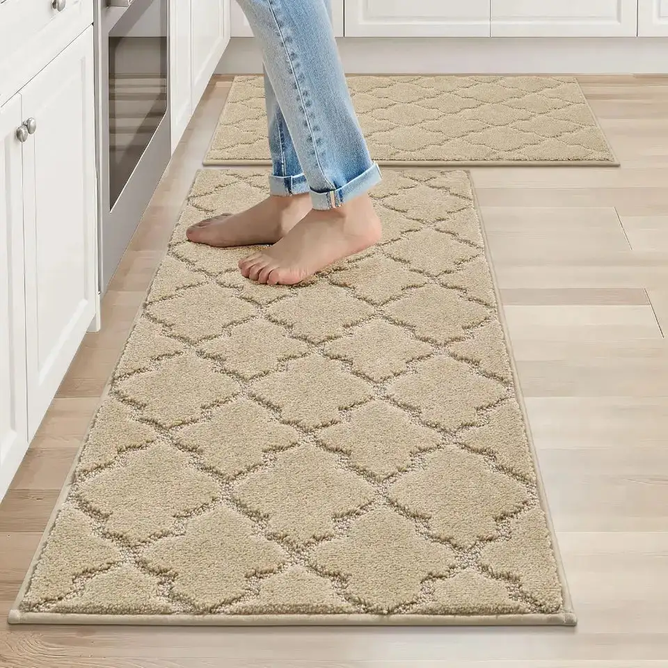 Trellis Scatter Kitchen Rug Set