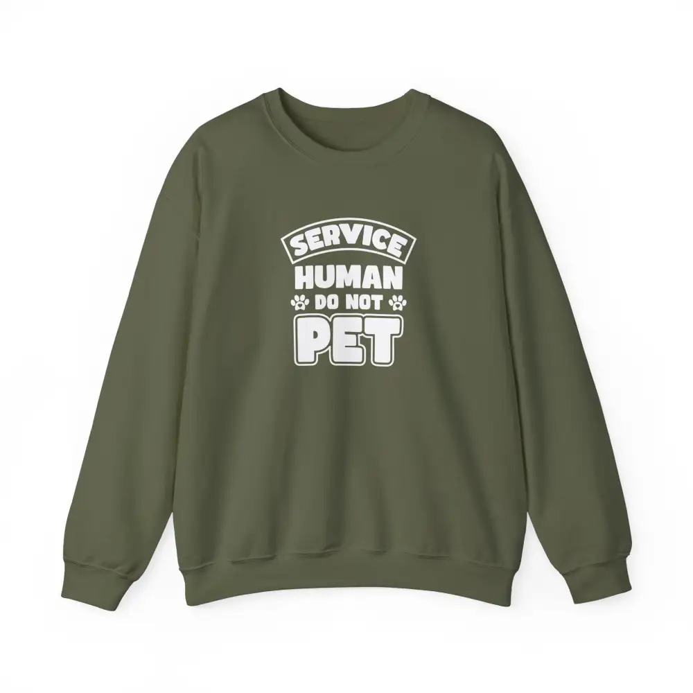 Pet Human Graphic Crewneck Sweatshirt