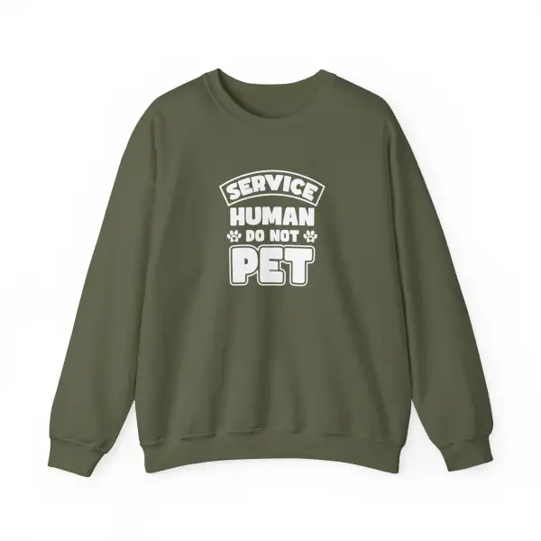 Pet Human Graphic Crewneck Sweatshirt