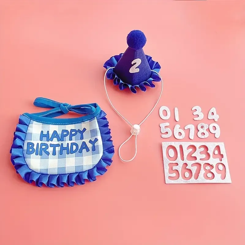 3pcs Pet Birthday Party Set