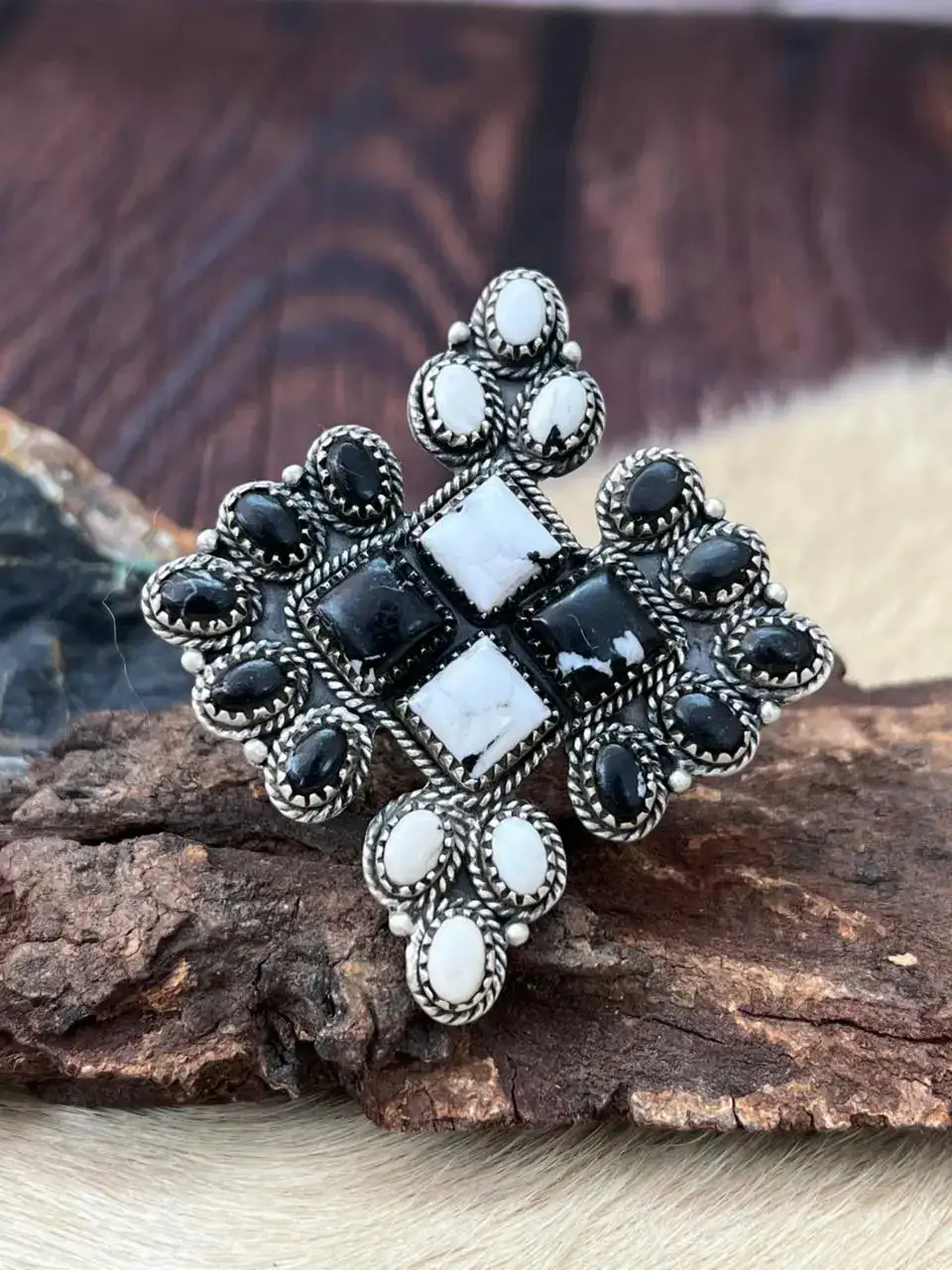 Adjustable Statement Sterling Silver Ring