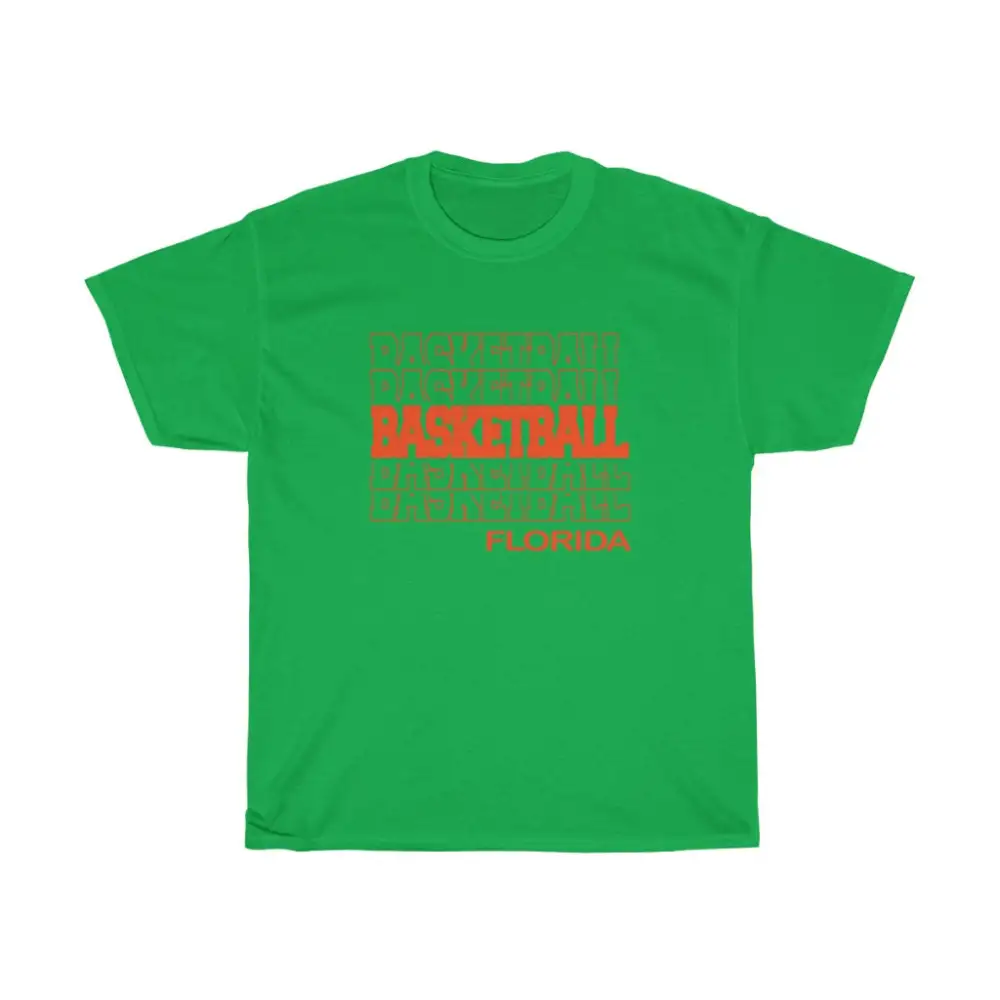 Basketball Florida in Modern Stacked Lettering