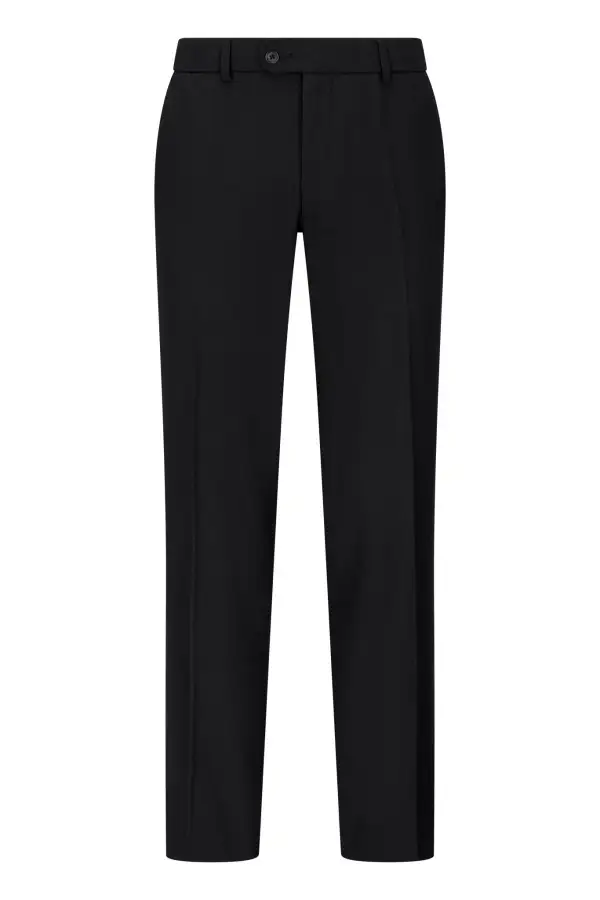 Men's Tailored Fit Flat Front Stretch Suit Trousers