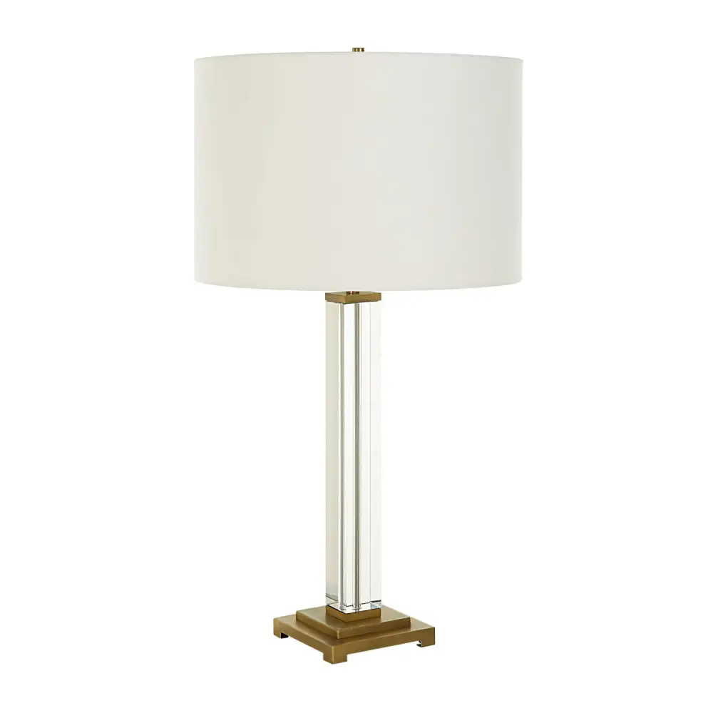 Square Column Base Table Lamp