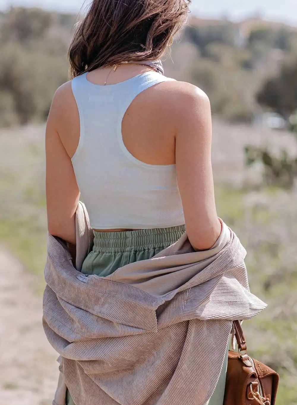 Breasted Short Tank Top