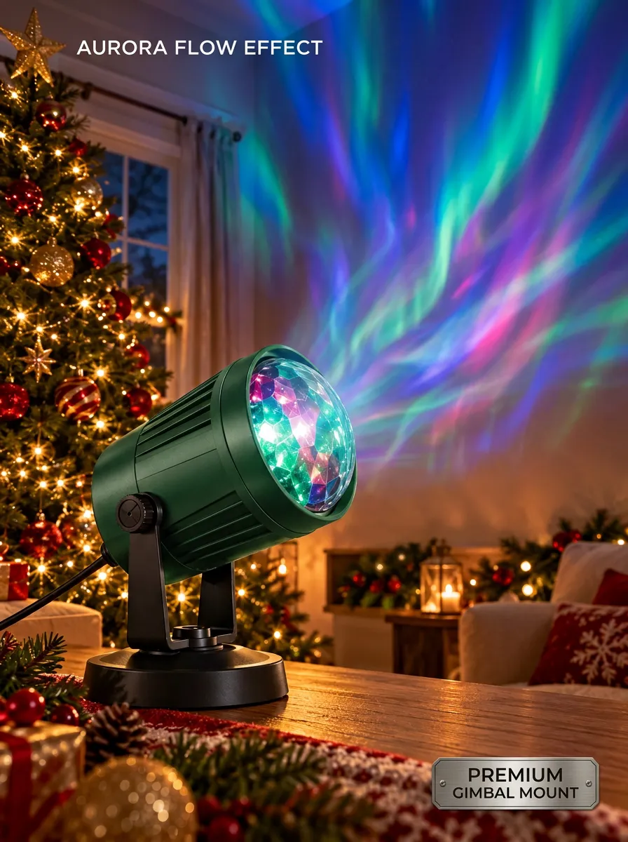 Aurora Flow Effect Christmas LED Light Projector