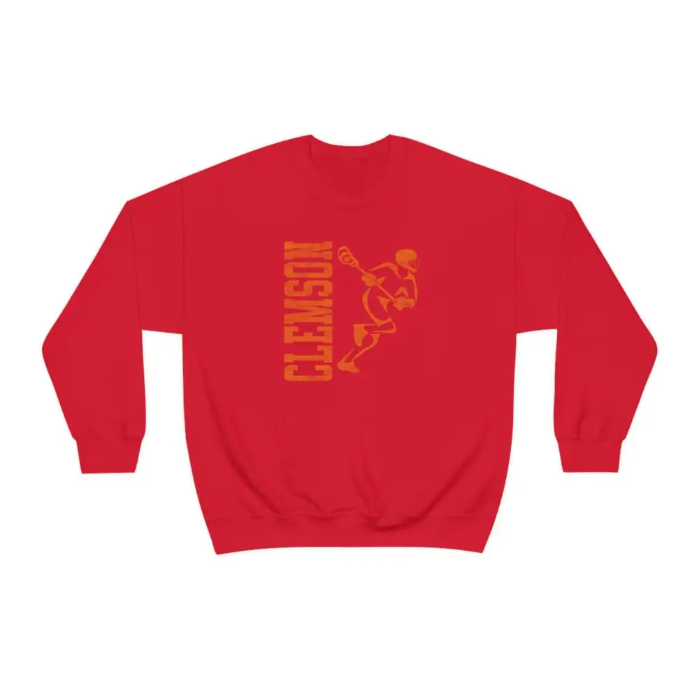 Vintage Player Lacrosse Graphic Crewneck Sweatshirt