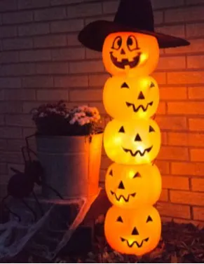 Playful Seasonal Pumpkin Ornament