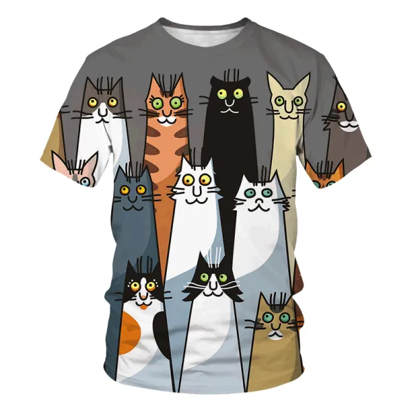 Cat Love Graphic T-Shirt