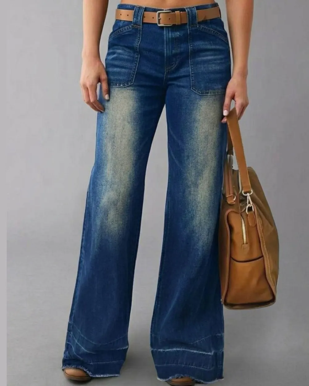 High-Waist Relaxed Straight-Leg Jeans