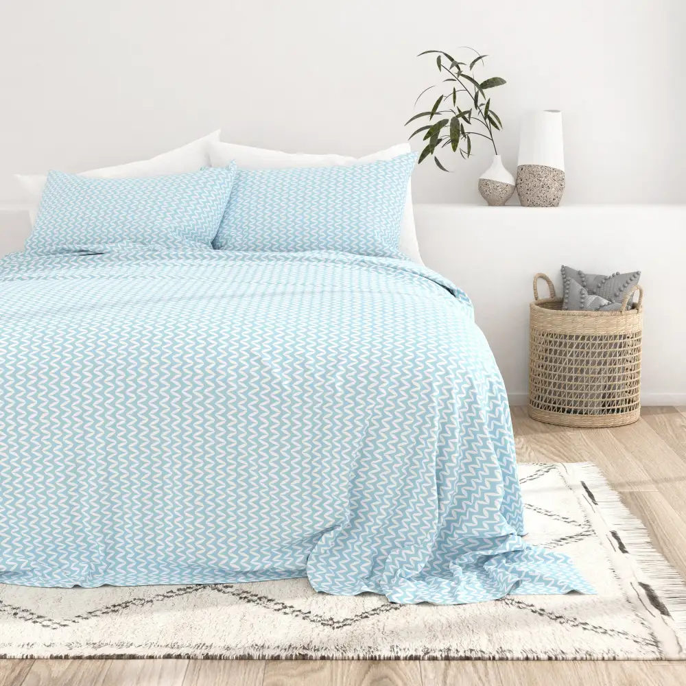 Puffed Chevron Pattern Sheet Set