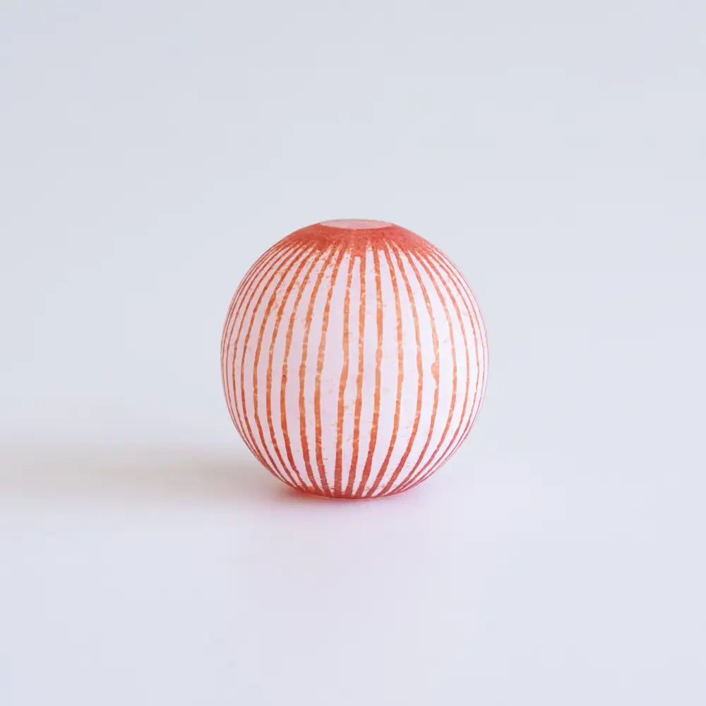 Short Rounded Glass Bud Vase