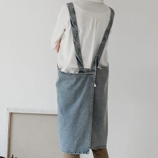 Practical Denim Kitchen Work Apron