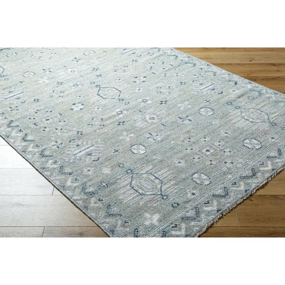 Patterned Wool Viscose Carpet