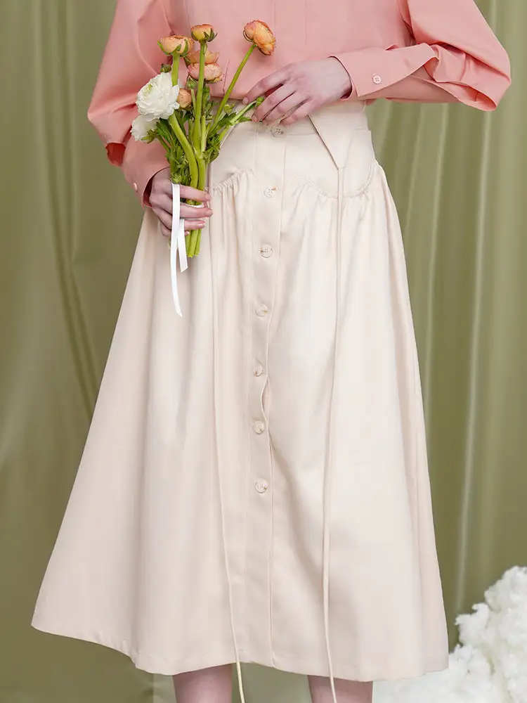 High Waist Flared Skirt
