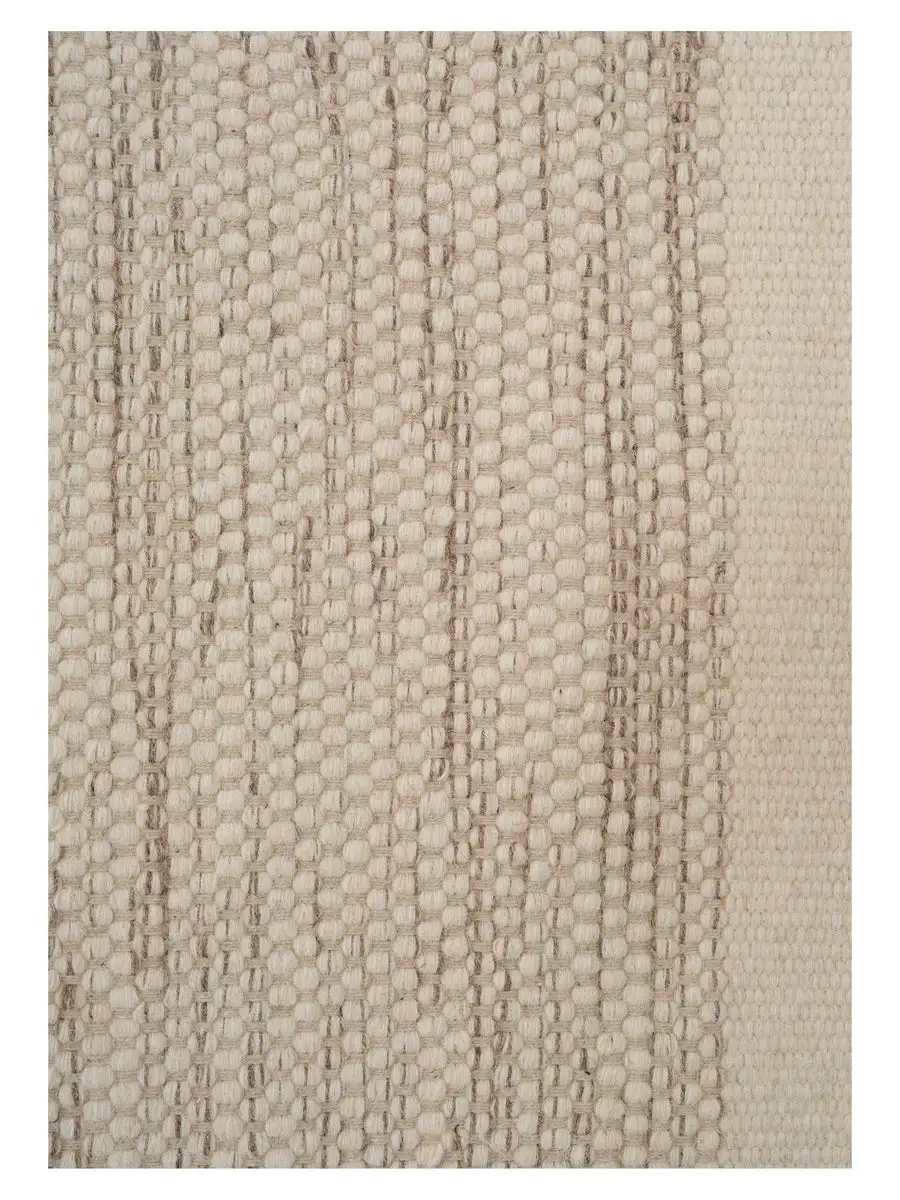 Hand-Woven Wool-Cotton Area Rug
