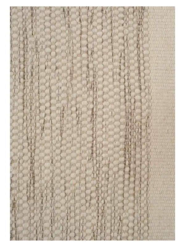 Hand-Woven Wool-Cotton Area Rug