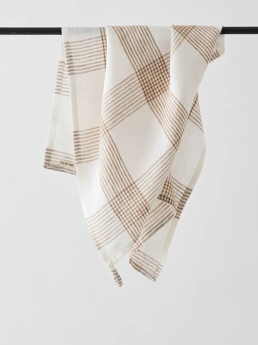Checkered Linen Kitchen Towel