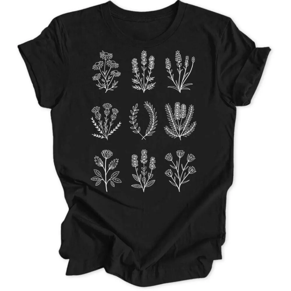 Blooming Grid Unisex T-Shirt