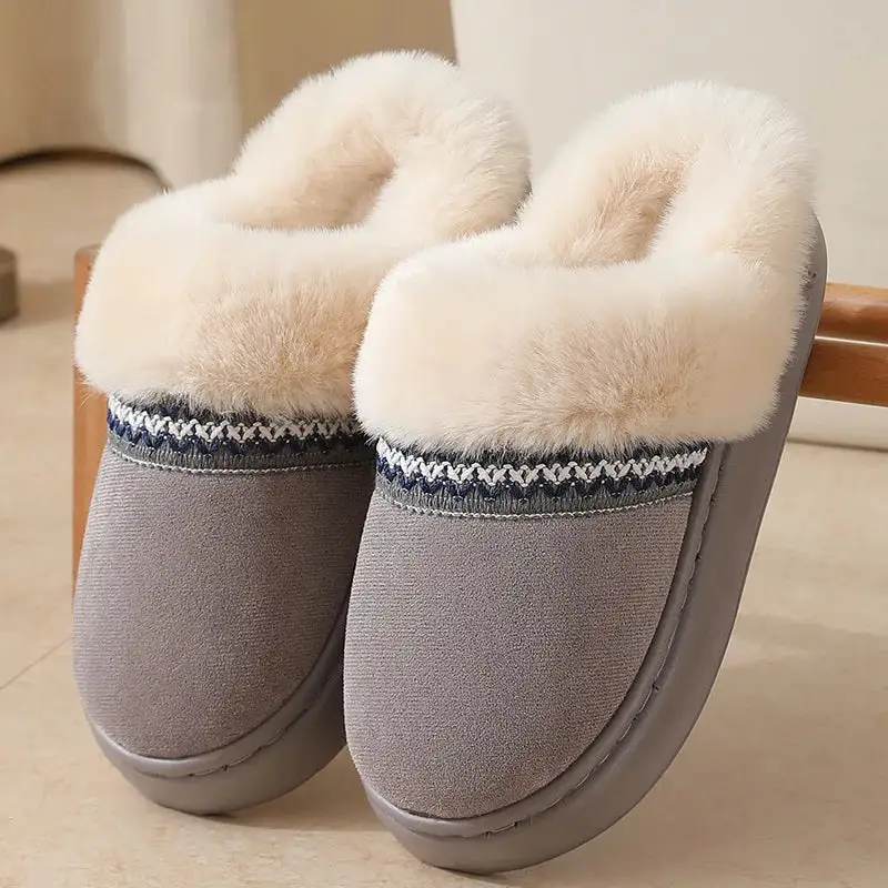 Soft Feel Platform Slip On Slippers