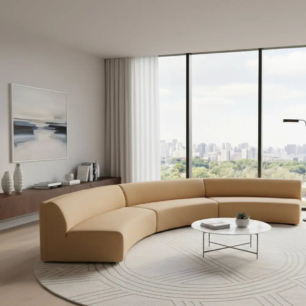 Modular Concave Sofa