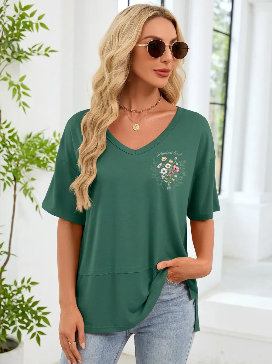 Botanical Soul Wildflower T-Shirt Classic