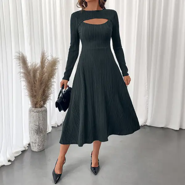 Women's Cutout Midi Dress