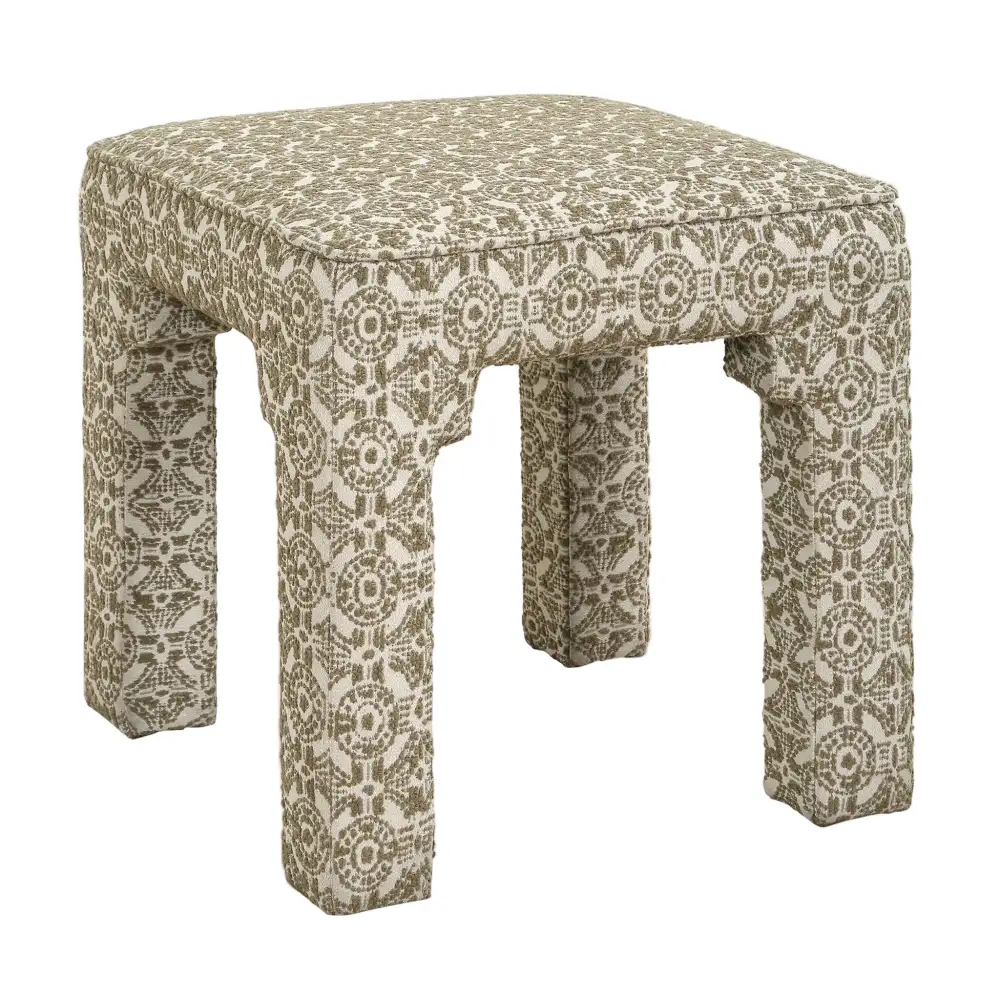 Modern Wood Ottoman
