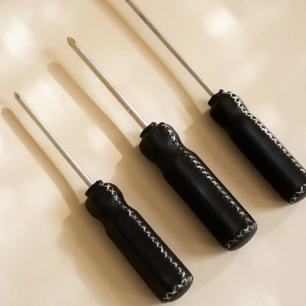 Leather Wrapped Screwdriver