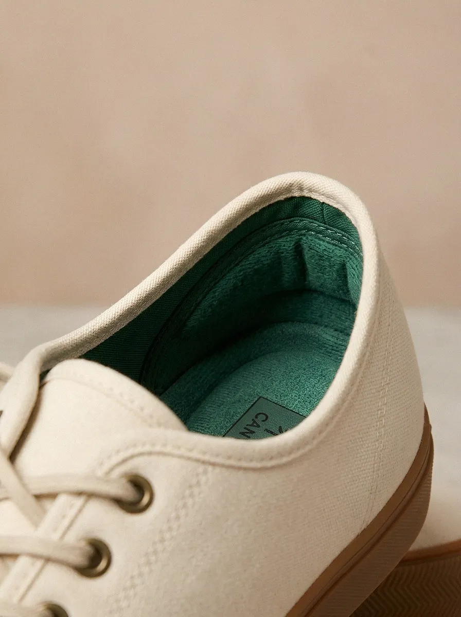 Refined Detailed Women's Low-Top Canvas Shoes