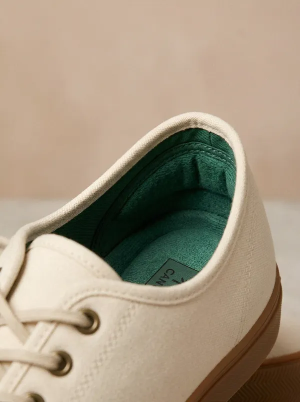 Refined Detailed Women's Low-Top Canvas Shoes