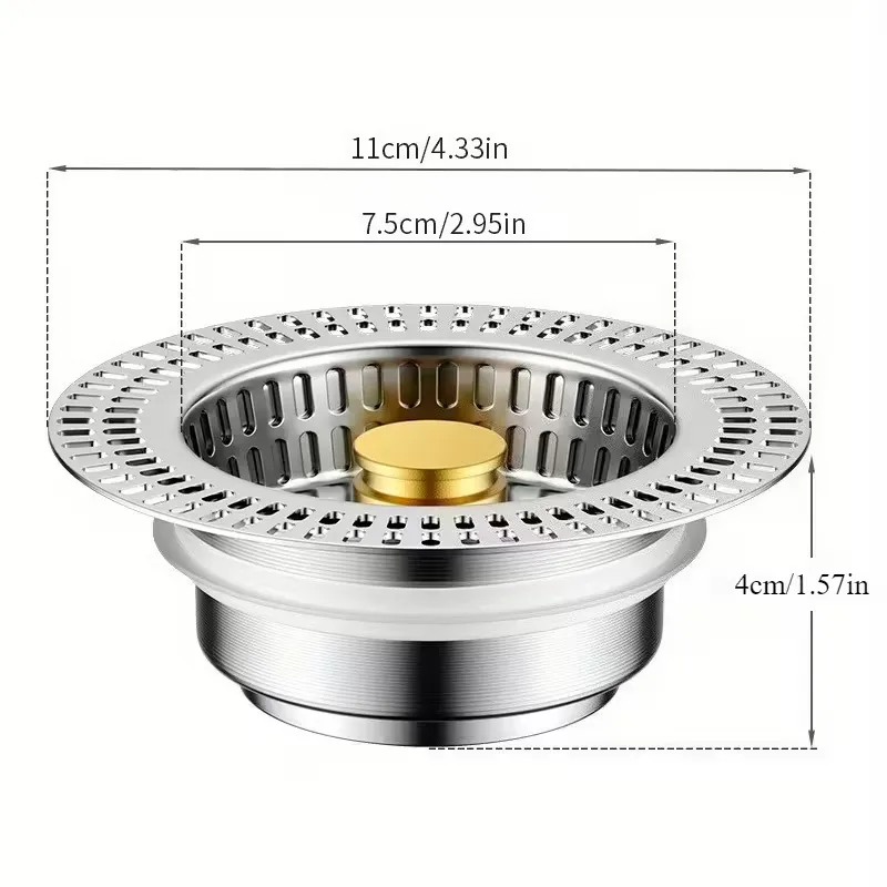 Anti-Clog Floor Drain