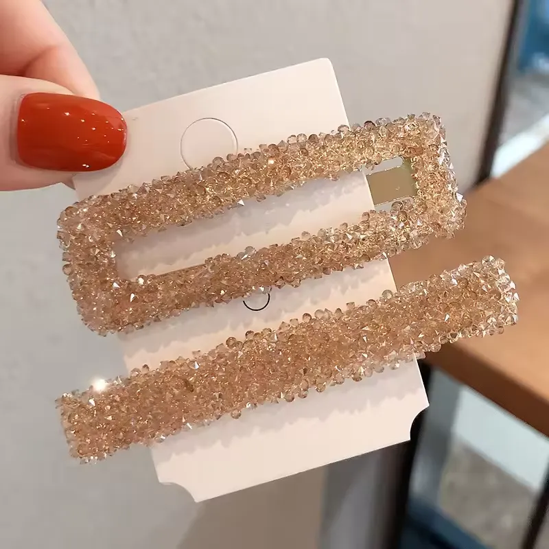 Luxury Rhinestone Hair Clip Set