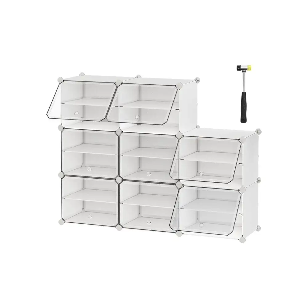 Modular Ventilated Plastic Shoe Storage Box