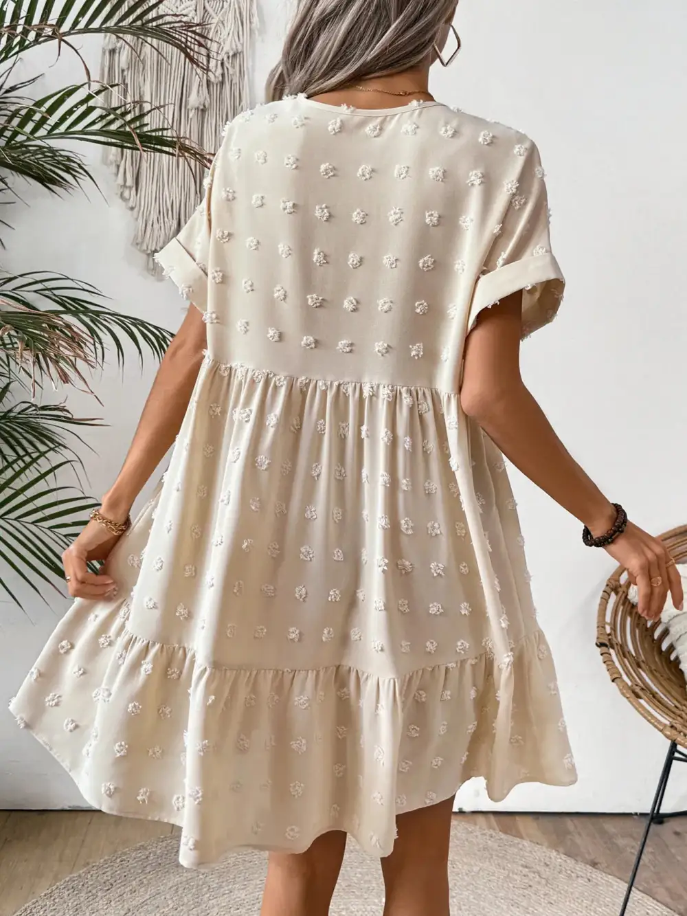 Fresh Detail Lightweight Feel Mini Dress