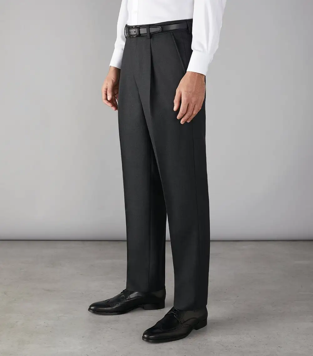 Men's Modern Classic Fit Single Pleat Suit Trousers