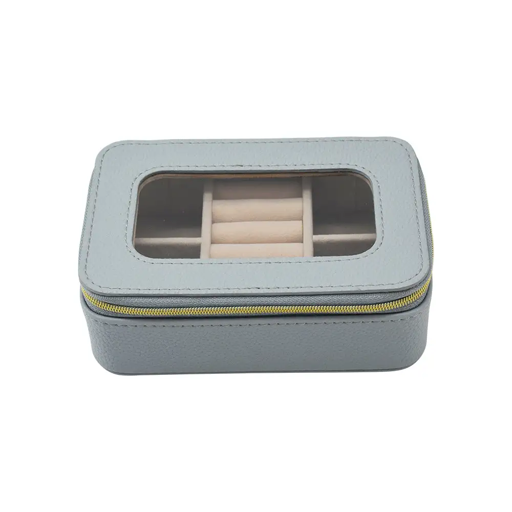 Leah Clear Top Jewelry Box